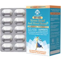Optimal Stress Relief & Mood Boost, 60 Vegetable Capsules, NutriCelebrity