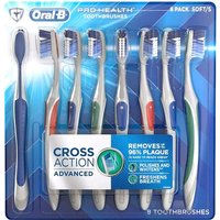 Oral-B Pro-Health Cross Action Advanced Toothbrush, 8 Pack