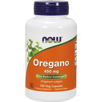 Oregano 450 mg, 100 Vegetarian Capsules, NOW Foods
