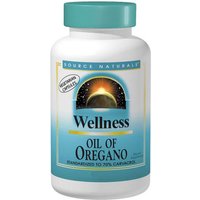 Wellness Oil of Oregano Caps, Oregano Oil 45mg 70% Carvacrol, 30 Capsules, Source Naturals