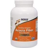 Acacia Fiber Organic Powder, 12 oz, NOW Foods