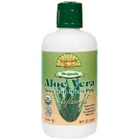 Organic Aloe Vera Juice with Micro Pulp Unflavored, 32 oz, Dynamic Health