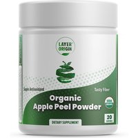 Organic Apple Peel Powder, 20 Servings, Layer Origin Nutrition