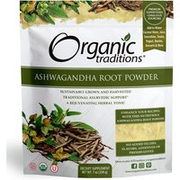 Organic Ashwagandha Root Powder, 7 oz (200 g), Organic Traditions
