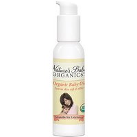 Organic Baby Oil - Mandarin Coconut, 4 oz, Natures Baby Organics