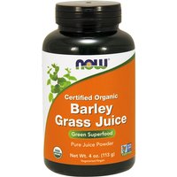 Organic Barley Grass Juice Powder, 4 oz, NOW Foods