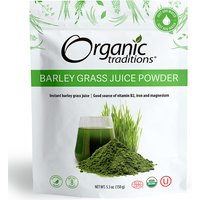 Organic Barley Grass Juice Powder, 5.3 oz (150 g), Organic Traditions