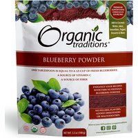 Organic Blueberry Powder, 3.5 oz (100 g), Organic Traditions