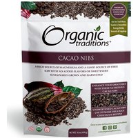 Organic Cacao Nibs, Value Size, 16 oz (454 g), Organic Traditions