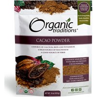 Organic Cacao Powder, Value Size, 16 oz (454 g), Organic Traditions