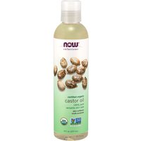 Organic Castor Oil, Skin Softener, 8 oz, NOW Foods