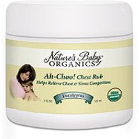 Organic Ah-Choo Chest Rub - Eucalyptus, 2 oz, Natures Baby Organics