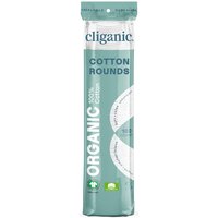 Organic Cotton Rounds, 100 Count, Cliganic