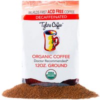 Organic Decaf Ground Acid Free Coffee, 12 oz, Tylers Coffee