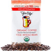 Organic Decaf Whole Bean Acid Free Coffee, 12 oz, Tylers Coffee