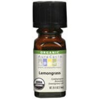 Organic Essential Oil Lemongrass, 0.25 oz, Aura Cacia