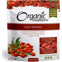 Organic Goji Berries, 8 oz (227 g), Organic Traditions