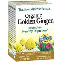 Organic Golden Ginger Digest Tea 16 bags, Traditional Medicinals Teas