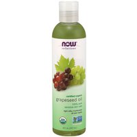 Organic Grapeseed Oil, Light Silky Moisturizer, 8 oz, NOW Foods