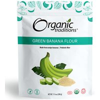 Organic Green Banana Flour, 17.6 oz (500 g), Organic Traditions