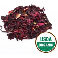 Organic Hibiscus Flower Cut/Sifted, 1 lb, StarWest Botanicals
