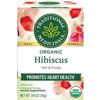 Organic Hibiscus Tea, 16 Tea Bags, Traditional Medicinals Teas