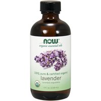 Organic Lavender Oil, 100% Pure, 4 oz, NOW Foods