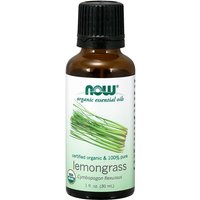Organic Lemongrass Oil, 1 oz, NOW Foods