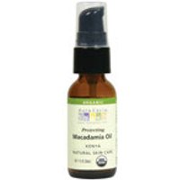 Organic Macadamia Oil, Skin Care Beauty Oil, 1 oz, Aura Cacia