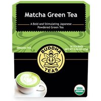 Organic Matcha Green Tea, 18 Tea Bags, Buddha Teas