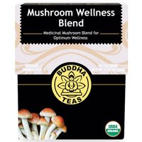 Organic Mushroom Wellness Blend, 18 Tea Bags, Buddha Teas
