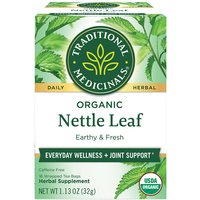 Organic Nettle Leaf Tea, 16 Tea Bags, Traditional Medicinals Teas
