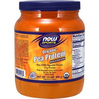 Organic Pea Protein Powder - Natural Chocolate, 1.5 lb, NOW Foods