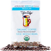 Organic Regular Whole Bean Acid Free Coffee, 12 oz, Tylers Coffee