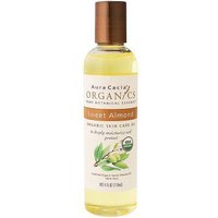 Organic Skin Care Oil Sweet Almond Oil 4 fl oz from Aura Cacia
