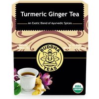 Organic Turmeric Ginger Tea, 18 Tea Bags, Buddha Teas