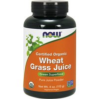 Organic Wheat Grass Juice Powder, 4 oz, NOW Foods