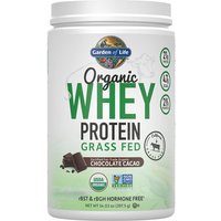 Organic Whey Protein Powder, Chocolate Cacao, 13.96 oz (396 g), Garden of Life