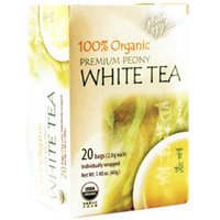 Organic Peony White Tea, 20 Tea Bags, Prince of Peace
