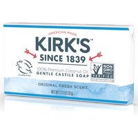 Gentle Castile Bar Soap Travel Size, Original Fresh Scent, 1.13 oz, Kirks Natural