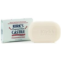 Original Coco Castile Bar Soap, Coconut Oil Soap, Fragrance Free, 4 oz, Kirks Natural