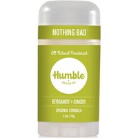 Original Formula Natural Deodorant, Bergamot & Ginger, 2.5 oz, Humble Brands