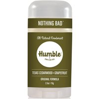 Original Formula Natural Deodorant, Texas Cedarwood & Grapefruit, 2.5 oz, Humble Brands