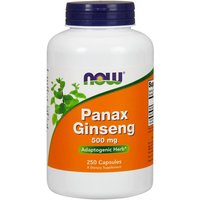 Panax Ginseng 500 mg, Value Size, 250 Capsules, NOW Foods