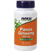 Panax Ginseng 500 mg, 100 Capsules, NOW Foods