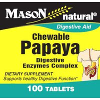 Chewable Papaya Enzyme, 100 Tablets, Mason Natural