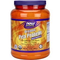 Pea Protein Organic, Natural Unflavored, 1.5 lb, NOW Foods