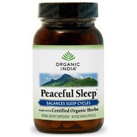 Peaceful Sleep, With Organic Herbs, 90 Vegetarian Capsules, Organic India