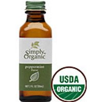 Peppermint Flavor, 2 oz, Simply Organic