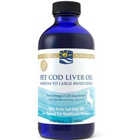 Pet Cod Liver Oil Liquid, Medium to Large Breed Dogs, 8 oz, Nordic Naturals
